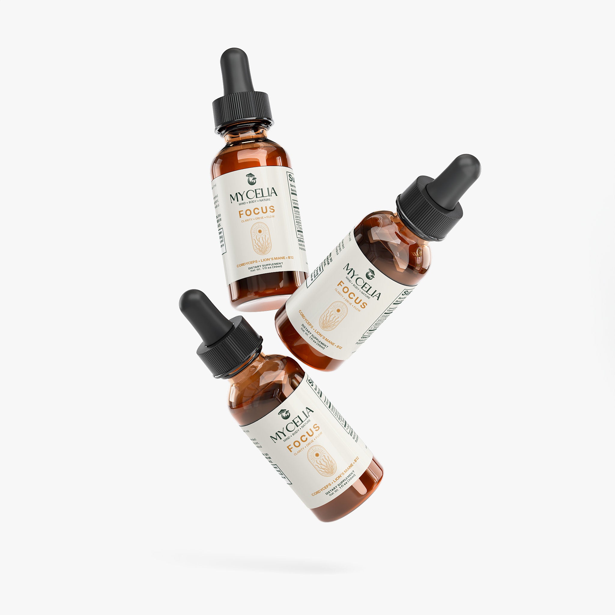 Mycelia Focus - Mushroom Energy & Cognition Drops